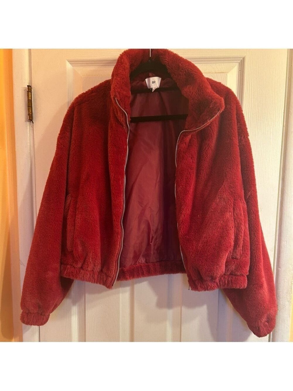 BP deep pink Bomber Jacket